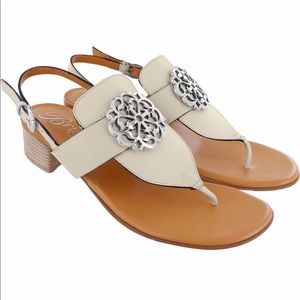 Brighton Alana Sandals, BRAND NEW, White/off-white